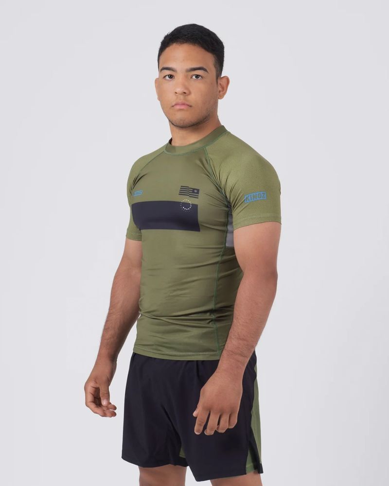 Kingz trooper Rashguard-khaki